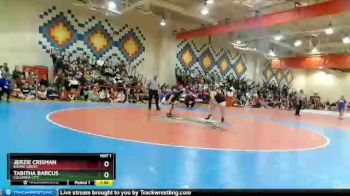 170 lbs Champ. Round 1 - Jerzie Crisman, Boone Grove vs Tabitha Barcus, Columbia City