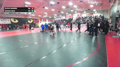 120 lbs Cons. Round 4 - Olivia Warren, Granada vs Sophia Rico, Stockdale