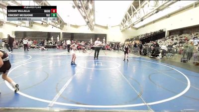 65 lbs Rr Rnd 10 - Logan Vallalla, Mat Assassins White vs Vincent McQuone, Yale Street