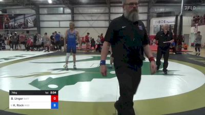 74 kg Round Of 64 - Brady Unger, Buffalo vs Keller Rock, Riddle Wrestling Club