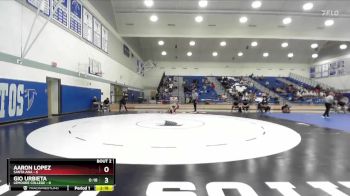 133 lbs Round 1 (16 Team) - Aaron Lopez, Santa Ana vs Gio Urbieta, Lemoore College