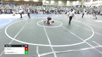 190 lbs Quarterfinal - Colby Black, Durham Wrestling vs Ayden Campbell, Redwave WC