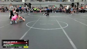 92 lbs Round 1 (4 Team) - Adam (AJ) Verkin Jr, Mat Warriors vs Julian Altiery, Xtreme Team