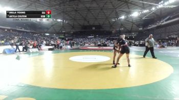Girls 3A 170 lbs Cons. Round 4 - Della Young, Silas (Girls) vs Akyla Colton, Hermiston (Girls)