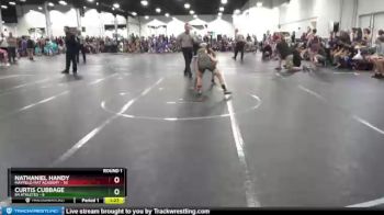 84 lbs Round 1 (8 Team) - Nathaniel Handy, Mayfield Mat Academy vs Curtis Cubbage, 84 Athletes