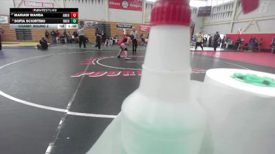 120 lbs Champ. Round 2 - Sofia Sciortino, Rancho Cotate vs Mariam Wahba, American