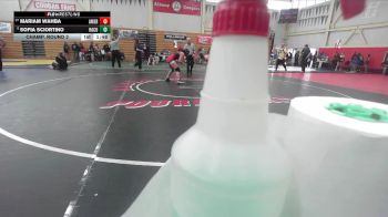 120 lbs Champ. Round 2 - Sofia Sciortino, Rancho Cotate vs Mariam Wahba, American