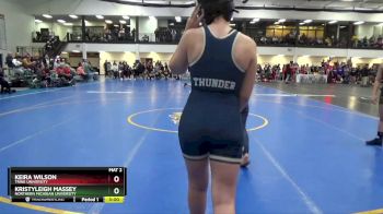 143 lbs Champ. Round 1 - Kristyleigh Massey, Northern Michigan University vs Keira Wilson, Trine University