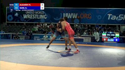 87 kg Repechage #3 - Naser Ghasem Alizadeh, Iri vs Kumar Sunil, Ind