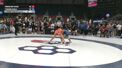 120 lbs Cons. Sub-rd Of 32 - Emmaline Kouw, Michigan vs Yunuen Ayala, Pennsylvania