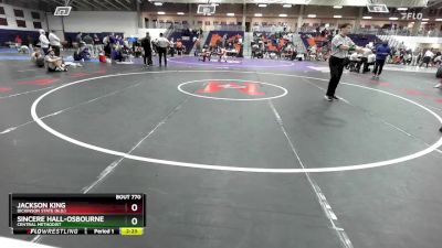 184 lbs Quarterfinal - Jackson King, Dickinson State (N.D.) vs Sincere Hall-osbourne, Central Methodist