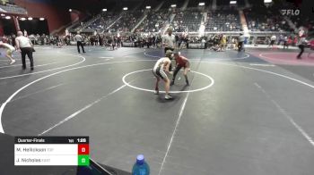 73 lbs Quarterfinal - Mason Hellickson, Top Of The Rock WC vs Jackson Nicholas, Eastside United