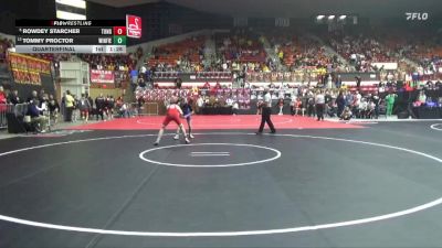 106 lbs Quarterfinal - Rowdey Starcher, Tonganoxie Hs vs Tommy Proctor, Winfield