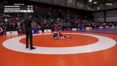 53kg 5th Place Match - Madelynn Downie, Island Wrestling Academy vs Maddison McHady, Matmen Wrestling Club