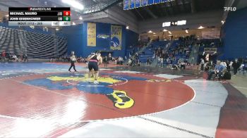 285 lbs Cons. Round 4 - John Eisenhower, Cedar Cliff vs Michael Mauro, John Jay Sr -East Fishkill HS