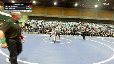 175 lbs Quarterfinal - Carter Nekvapil, Allen vs Niko Rotella, Omaha Skutt Catholic