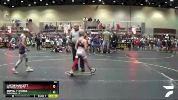 80 lbs Round 3 (6 Team) - Owen Thomas, Illinois KIA vs Jacob Haslett, Metro All Stars