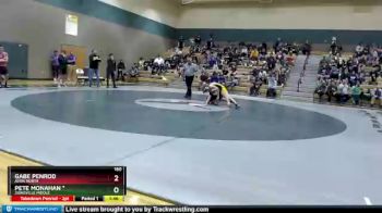 160 lbs Quarterfinal - Gabe Penrod, Avon North vs Pete Monahan *, Zionsville Middle