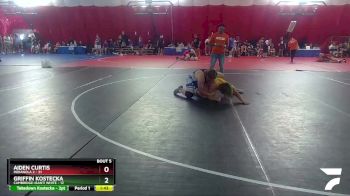165 lbs Round 3 (4 Team) - Aiden Curtis, Indianola 2 vs Griffin Kostecka, Cambridge-Isanti White