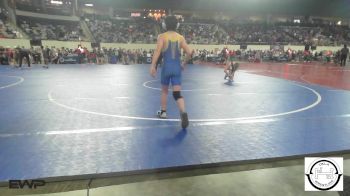 87 lbs Consi Of 32 #2 - Mathias May, Stillwater Wrestling vs Wyatt Chitty, Gore Public Schools