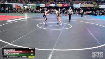 152 lbs Cons. Round 3 - Devon Stolz, Student Wrestling Development Program vs Justus Darbonne, Thunder Mountain