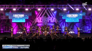 Champion Cheer - Lightning [2026 L4.2 Senior Day 3] 2026 Aloha Grand Nationals
