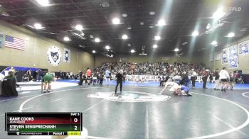 175 lbs Cons. Round 6 - Kane Cooks, Atascadero vs Steven Sengprechanh, Exeter