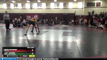 195 lbs Cons. Round 2 - Adyn Wyckoff, Carlisle vs Joey Zimmer, Tinley Park (Andrew)