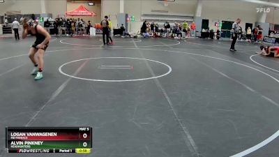 130 lbs Semifinal - Alvin Pinkney, Headhunters vs Logan VanWagenen, MD Maniacs