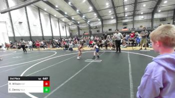 55 lbs 2nd Place - Raiden Wilson, Mat Demon WC vs Ean Denny, Inland Northwest Training Center