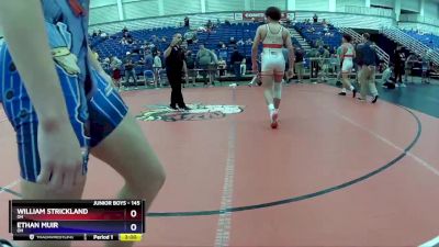 145 lbs Cons. Round 4 - William Strickland, OH vs Ethan Muir, OH