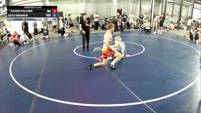 120 lbs Champ. Round 2 - Xavier Pollard, Samurai Wrestling Club vs Seth Drennen, Parkersburg Cougars