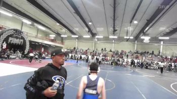 95 lbs Consolation - Austin Urioste, NM Bad Boyz vs Jorrdan Salazar, Duran Elite