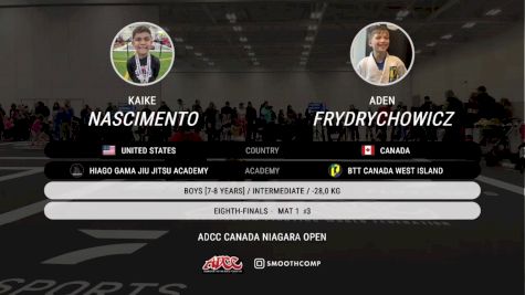 Kaike Nascimento vs Aden Frydrychowicz 2025 ADCC Niagara Open