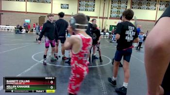 72 lbs Round 4 (6 Team) - Barrett Collins, Machine Shed WC vs Kellen Kanaskie, M2TCNJ