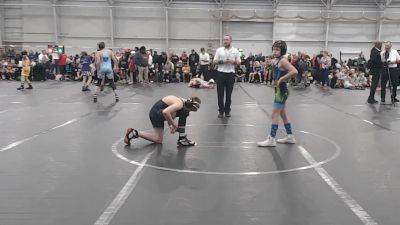 90 lbs Round 1 (6 Team) - Levi Butcher, Rising Kingz vs Bobby Minnick, Donahue WA