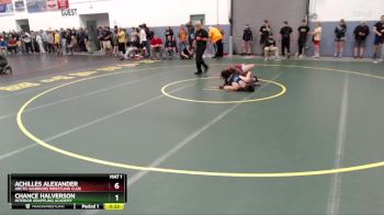 132 lbs Quarterfinal - Achilles Alexander, Arctic Warriors Wrestling Club vs Chance Halverson, Interior Grappling Academy