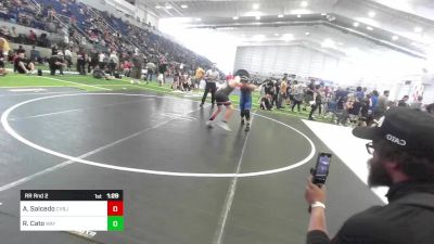 146 lbs Rr Rnd 2 - Andres Salcedo, Cvbjj vs Ronnie Cato, Way Out West