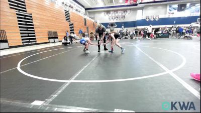95 lbs Rr Rnd 1 - Devyn Vincent, Shelton Wrestling Academy vs Jayci Thompson, Little Axe Takedown Club