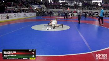 6A 160 lbs Cons. Round 2 - Broc Righter, Gardendale Hs vs Isaiah Unger, Athens