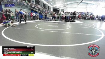 58 lbs 1st Place Match - Kash Russell, Winfield vs Anthony Cervantes, Kansas