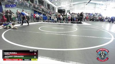 58 lbs 1st Place Match - Kash Russell, Winfield vs Anthony Cervantes, Kansas