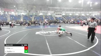 132 lbs Round Of 32 - Tommy King, Conrad WC vs Liam Coultis, Derby WC