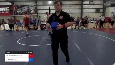 125 kg Round Of 64 - Luke Rasmussen, Jackrabbit Wrestling Club vs Jessie Knight, Cavalier Wrestling Club