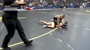 131 lbs Cons. Round 2 - Talia Lee, Lindenwood University vs Samara Markwardt, Fort Hays State