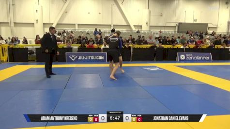 Jonathan Daniel Evans vs Adam Anthony Kreczko 2025 World IBJJF Jiu-Jitsu No-Gi Championship