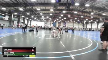 96 lbs Rd# 8- 12:30pm Saturday Final Pool - Jax Vang, Cali Red vs Revin Fipps, Oklahoma Elite