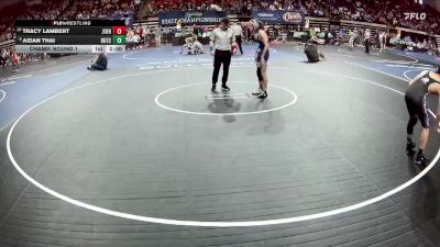 D 1 106 lbs Champ. Round 1 - Tracy Lambert, John Ehret vs Aidan Thai, Dutchtown