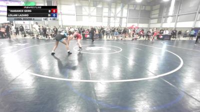 U23 Women - 57 lbs Cons. Round 4 - Kaidance Gerg, ID vs Leilani Lazaro, CA