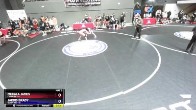 125 lbs Round 3 (16 Team) - Mekala James, CVWA-FR vs Jaedis Brady, OCWA-FR